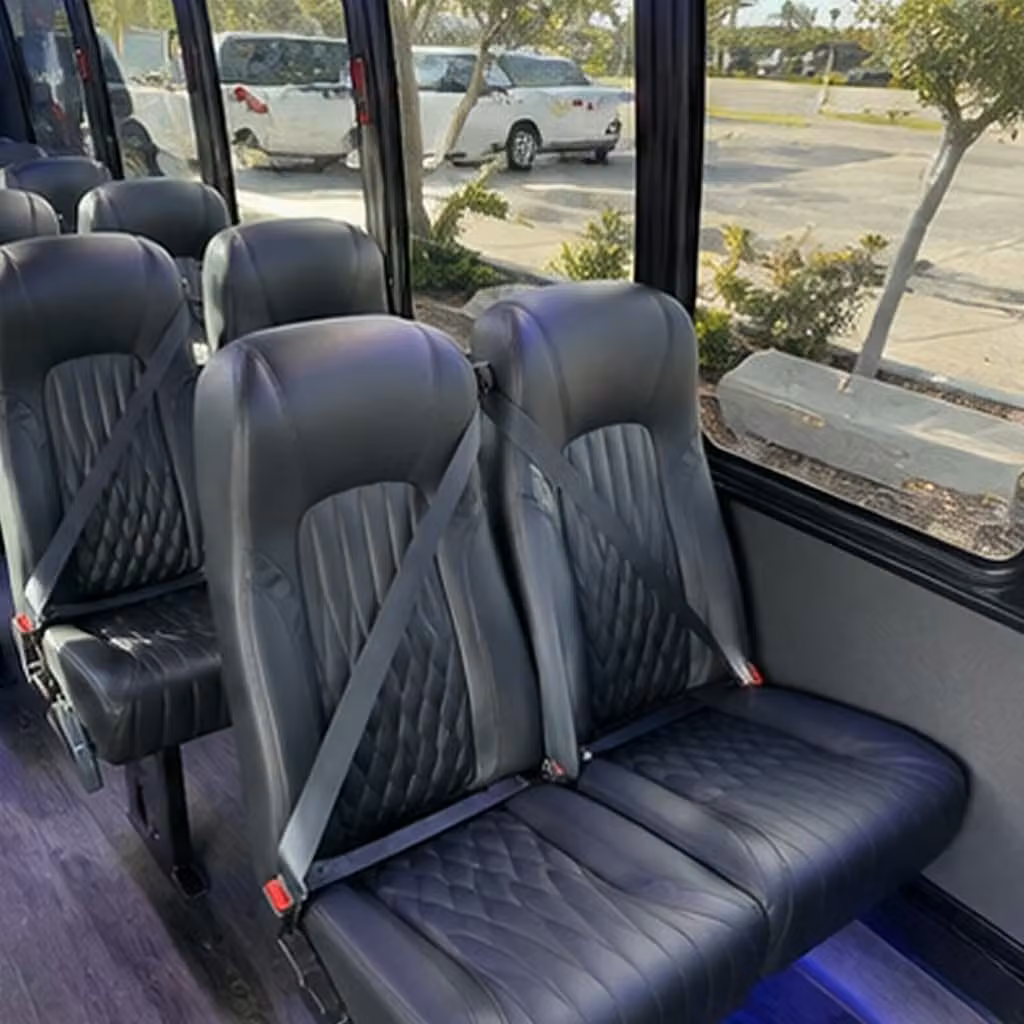 25 passenger minibus interior