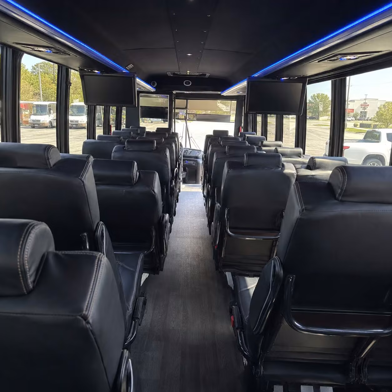 35 passenger minibus inside