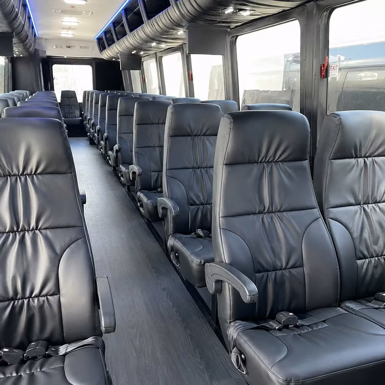 35 passenger minibus interior