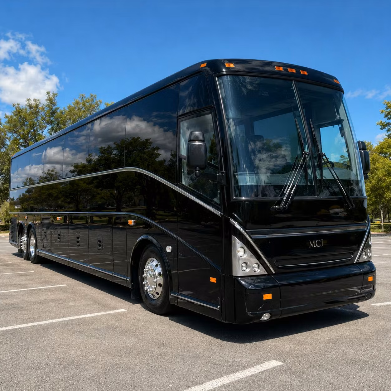 charter bus rentals in jurupa valley for weddings and special celebrations