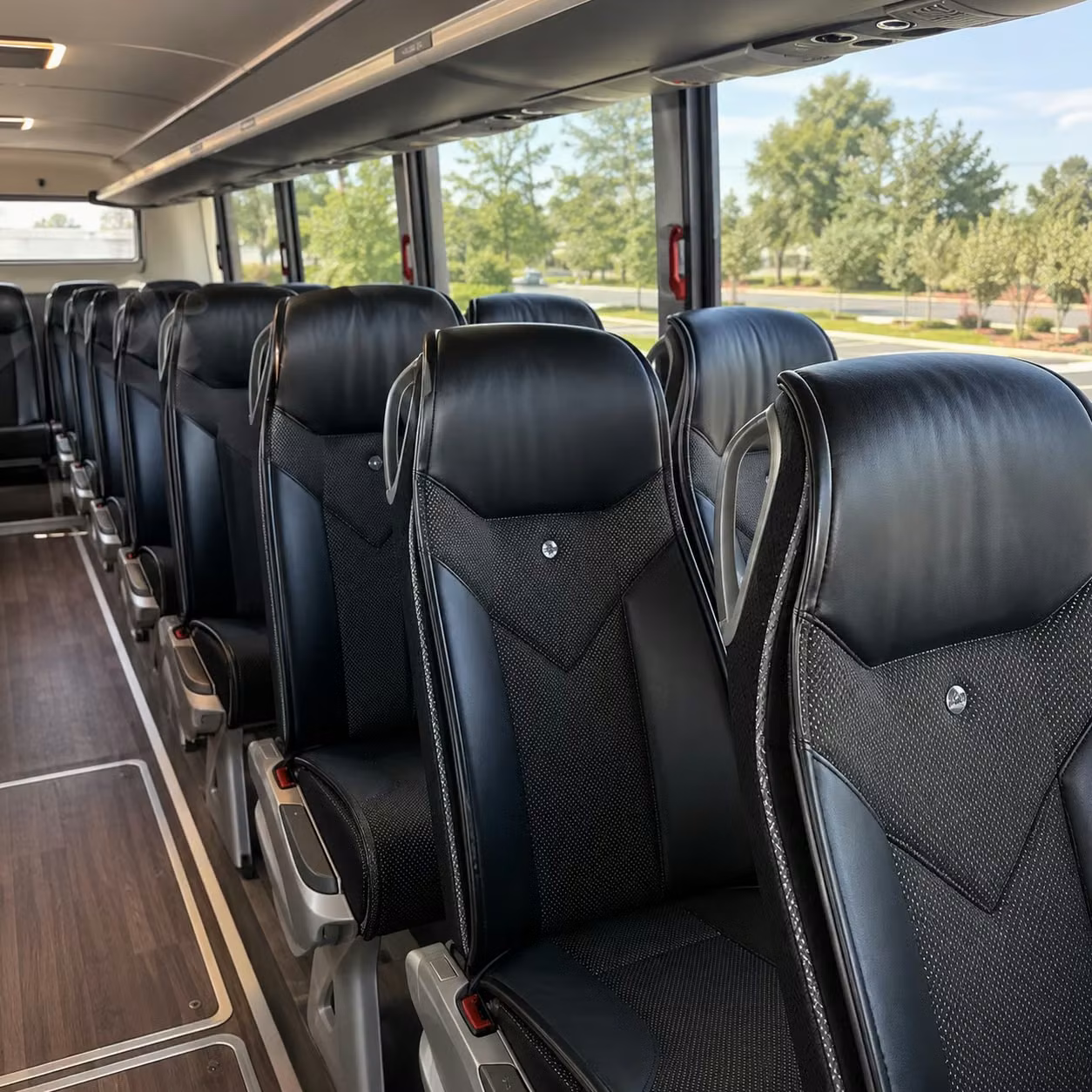 jurupa valley charter bus interior